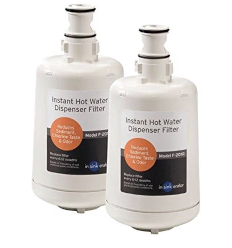 InSinkErator Replacement Water Filter Cartridges, 2-Pack, F-201R