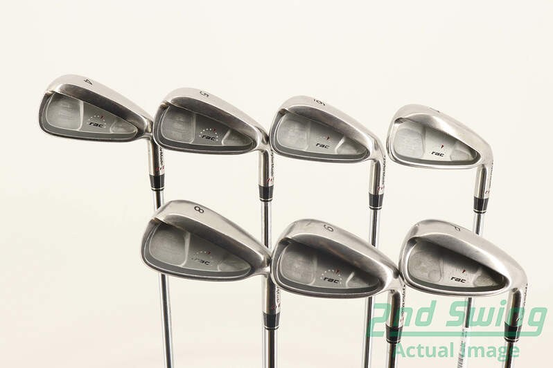 TaylorMade Rac HT Iron Set 4-PW Steel Stiff Right Handed +0.5 Inch Extended