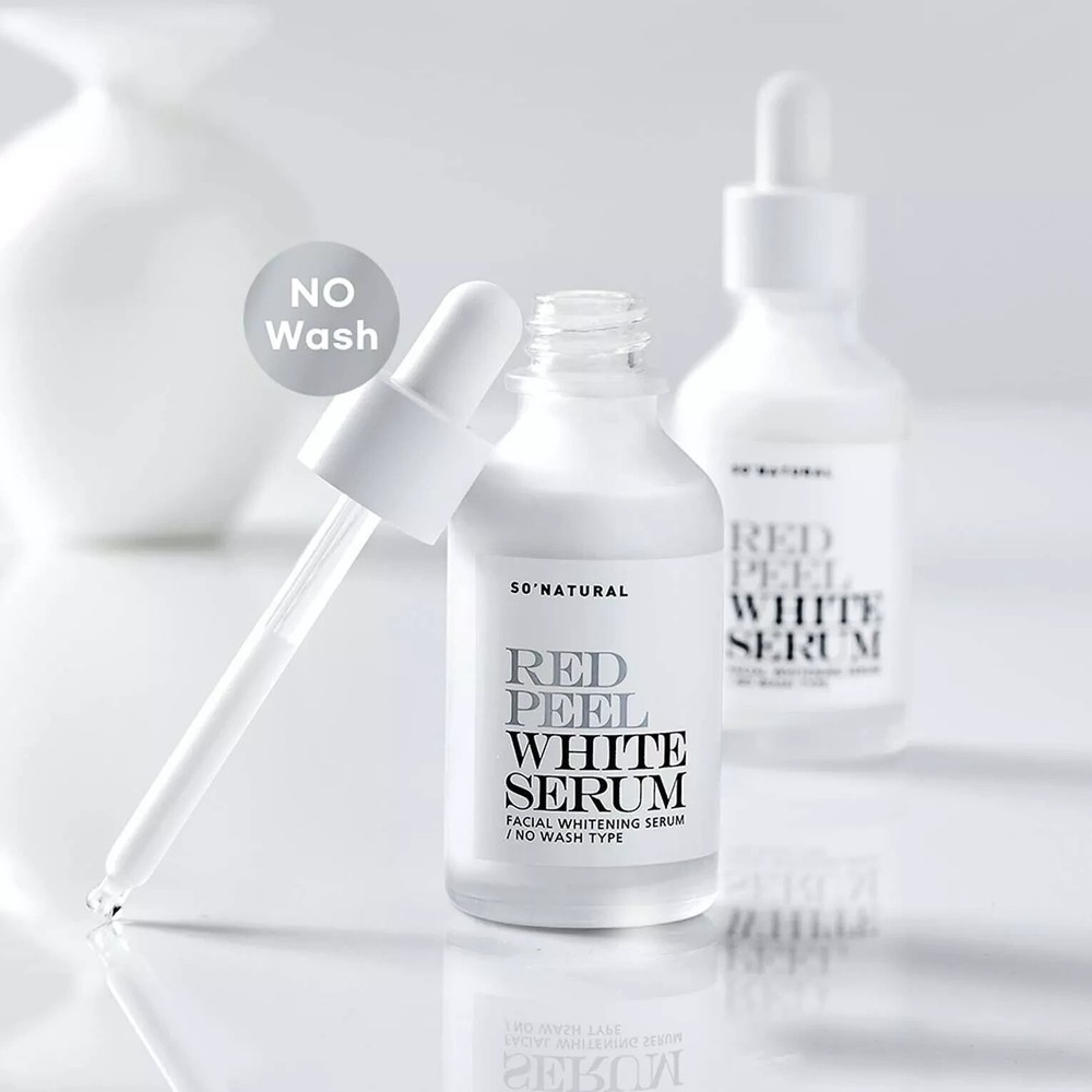 SO NATURAL Red Peel White Serum 35ml Brightening, Exfoliation / FAST & SAFE