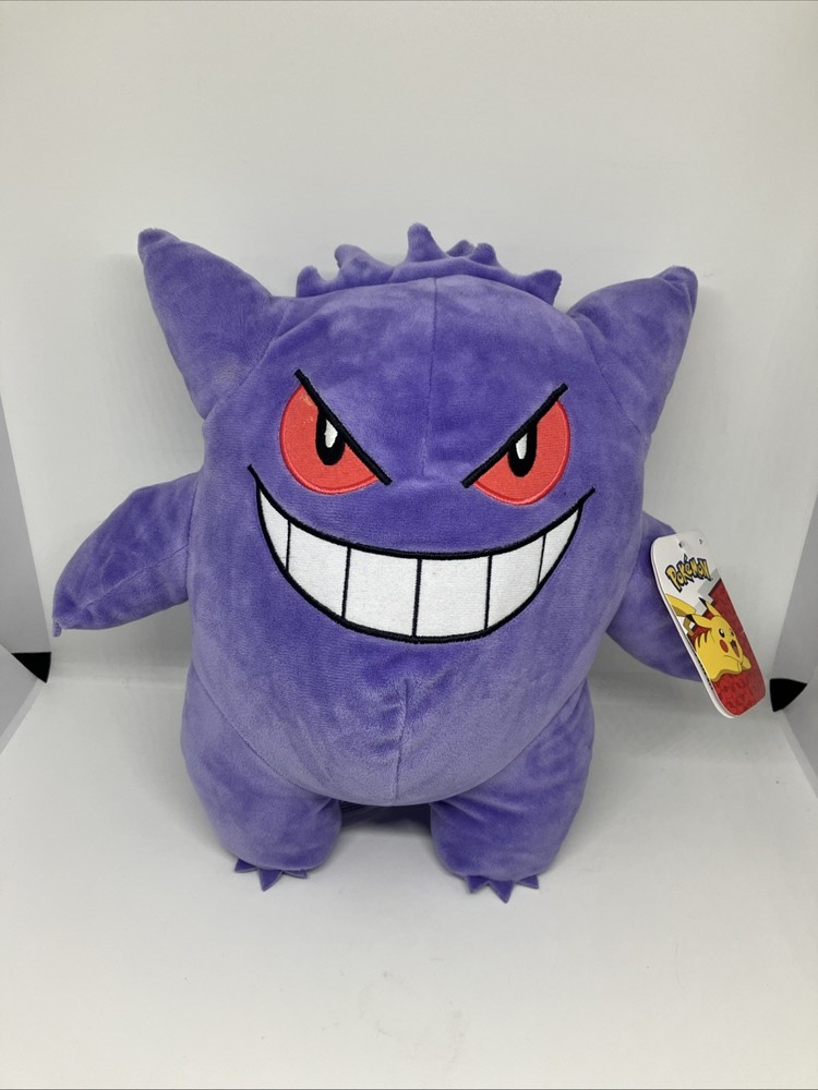 10-Inch Gengar Plush Stuffed Toy by Jazzwares - Brand New With Tags
