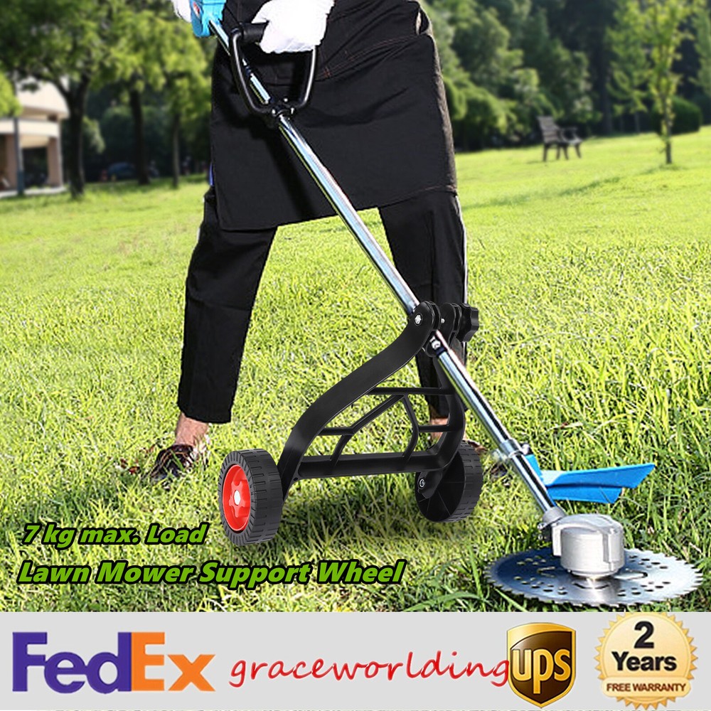 Portable Grass Trimmer Support Wheels Electric Brush Cutter Lawn Mower Assistant