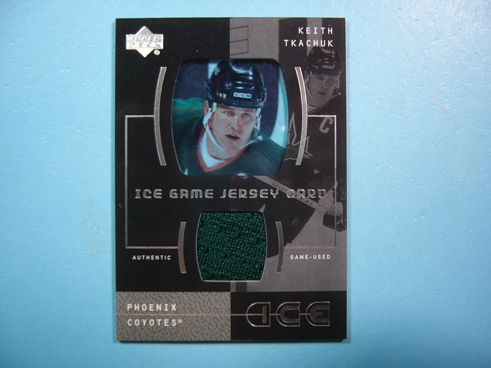2000-01 Upper Deck Ice Game Jersey NHL Hockey Card #JC-TK Keith Tkachuk NM UD