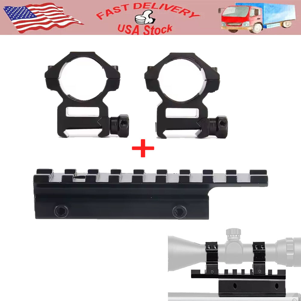 11mm to 20mm Picatinny Rail Converter with Low Profile 1