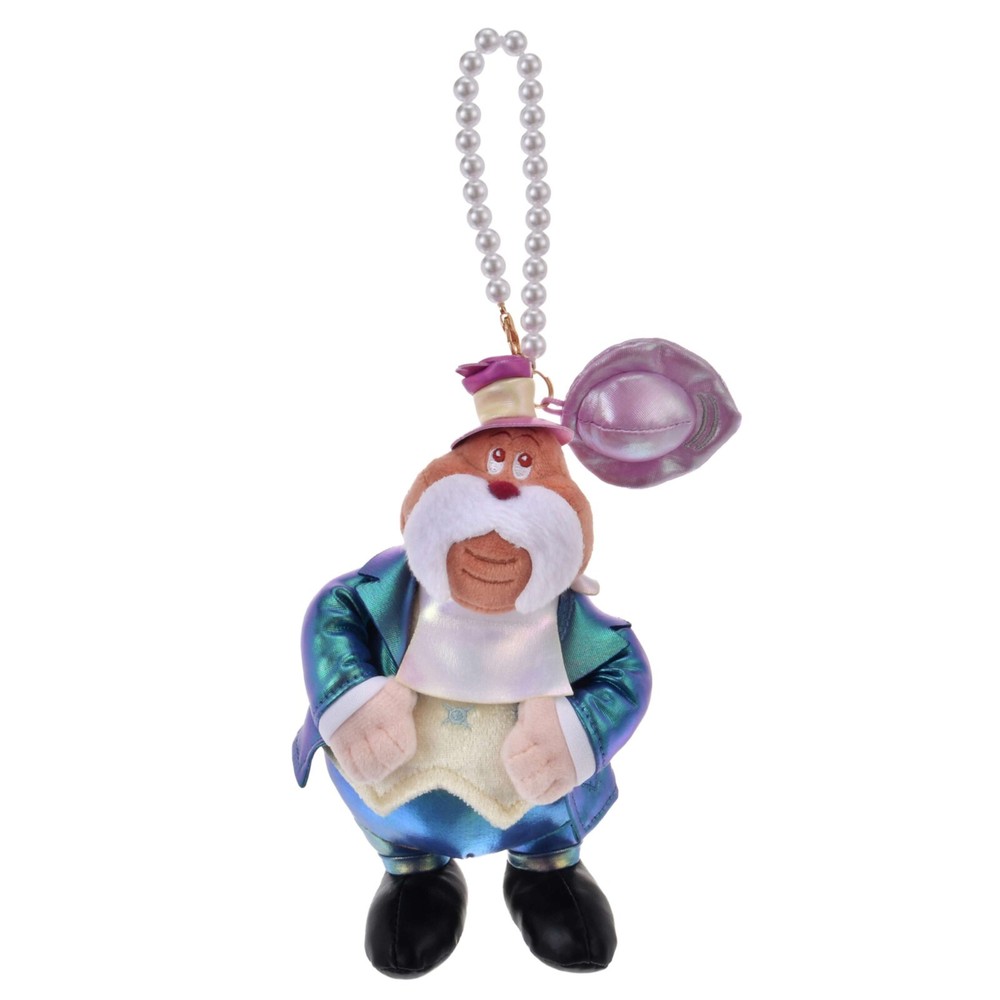 Tokyo Disney Store Aurora Alice Walrus Plush Keychain Oyster Toy