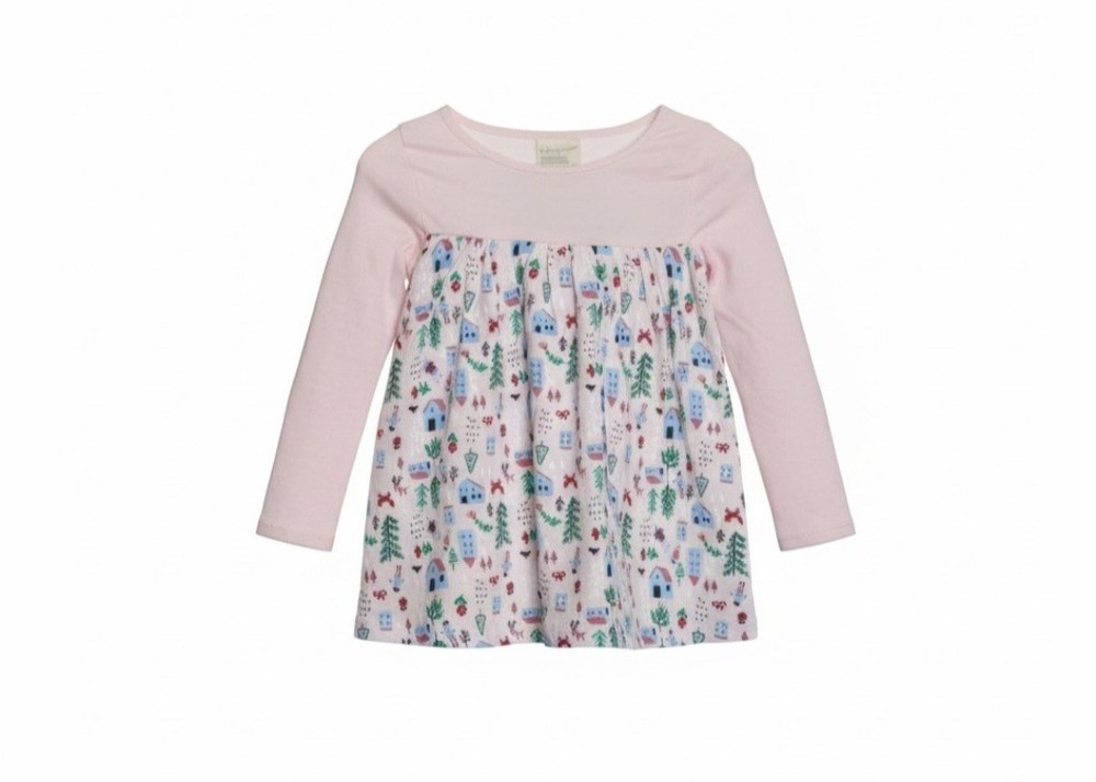 First Impressions Cute Adorable Comfy Pink Patterned Girls Shirt NWT 18 Months