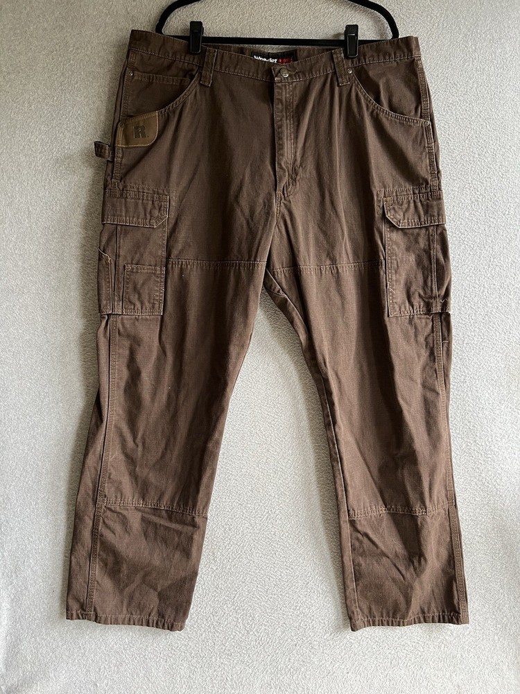 Wrangler Riggs Workwear Cargo Pants Brown 42x32
