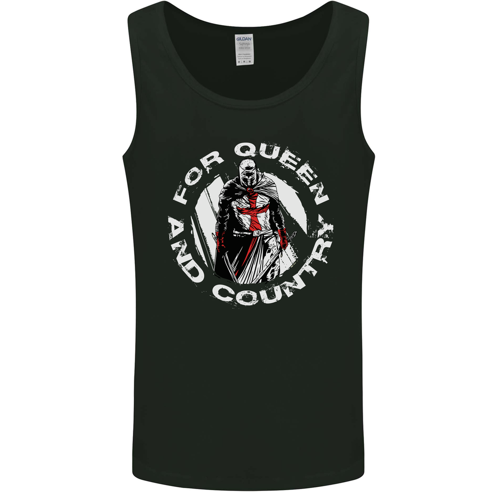 St Georges Day For Queen & Country England Mens Vest Tank Top