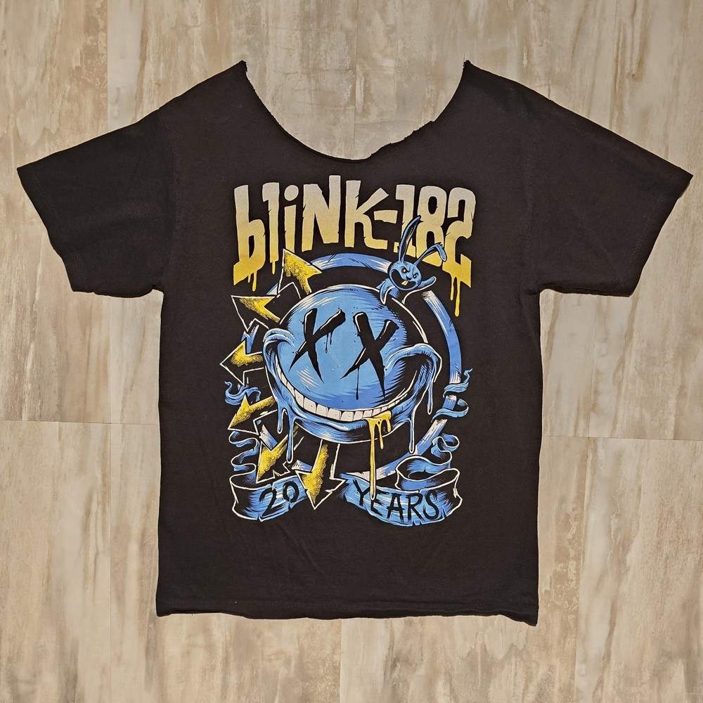 Blink-182 20 Year Anniversary Graphic Rock Band Tee sz Medium
