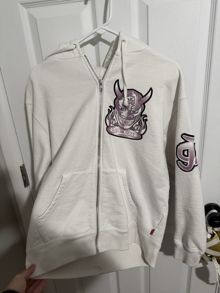 Supreme Demon Hooded Zip Up Sweatshirt Men’s Small