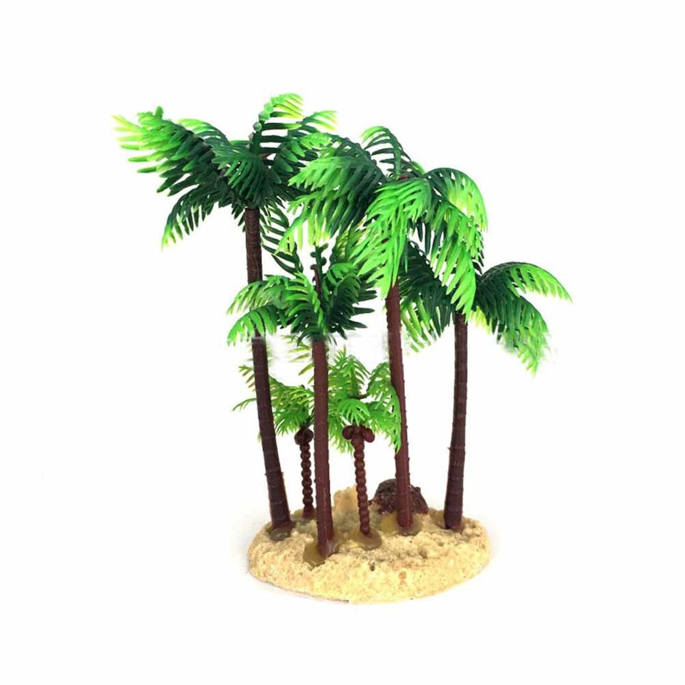 14CM Mini Coconut Palm Bonsai DIY Micro Landscape Decor Craft