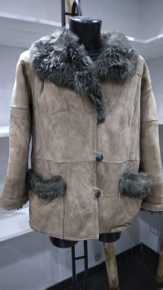 Pre-owned Woman Brown Sheepskin Size 46 MGS036LZ