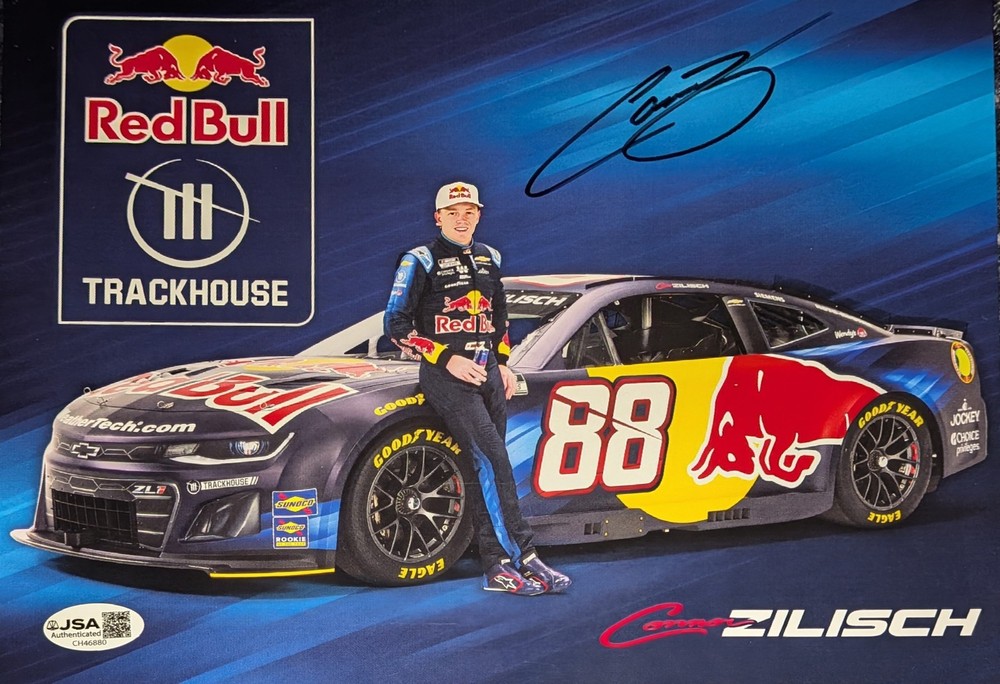 Connor Zilisch Signed 2026 8x10 Hero Card Autographed JSA COA NASCAR Rising Star