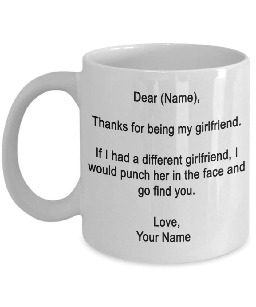 Custom Girlfriend Coffee Mug Personalized with Her Name