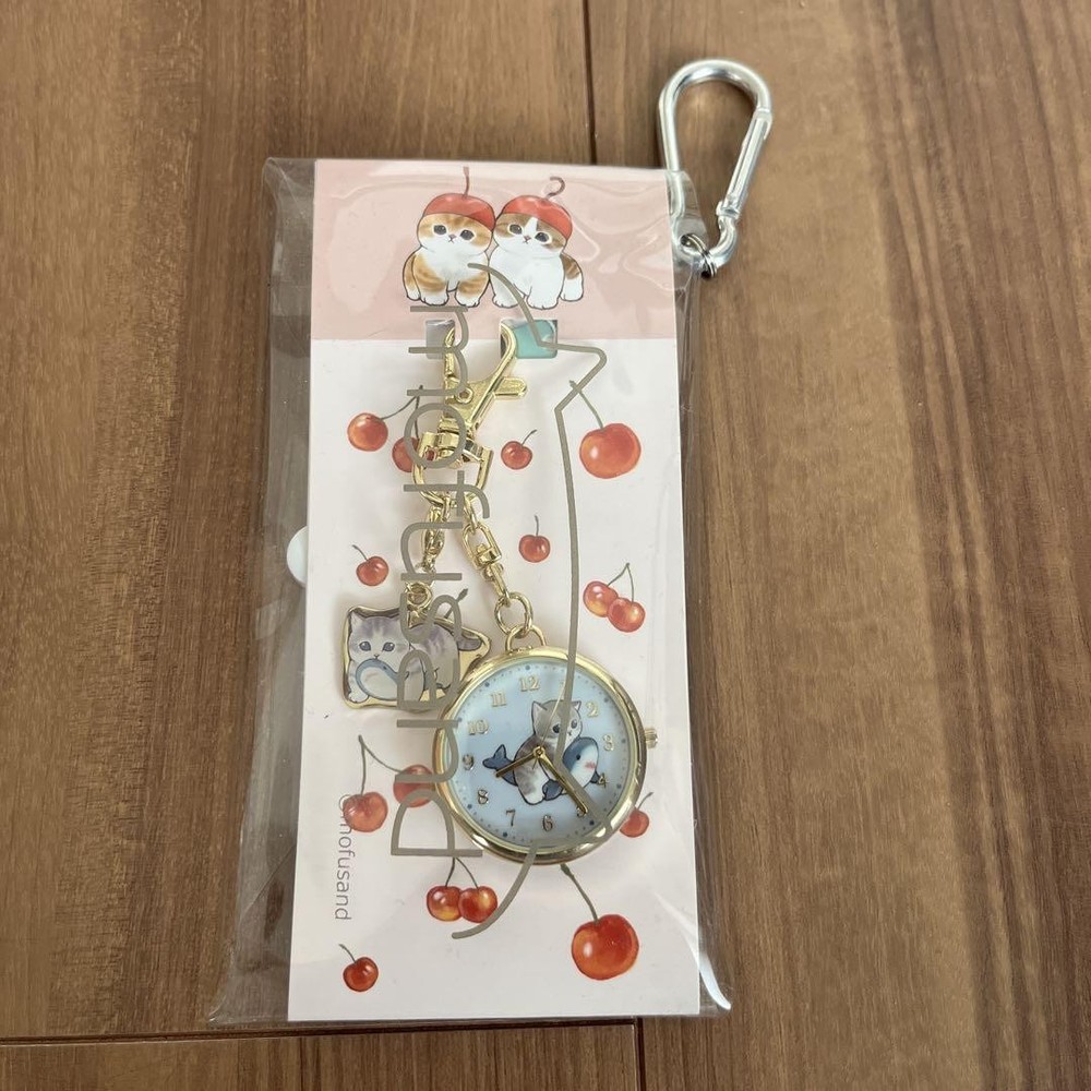 Mofusand Shark Nyan Charm Keychain Watch with Adorable Design  