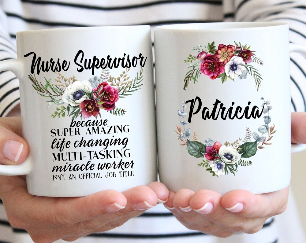 Personalized Nurse Supervisor Gift For Women L Thank You Appreciation Birthday