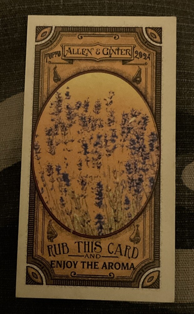 2024 Allen & Ginter Got The Itch Lavender GTI-14 Mini Scratch N Sniff Aroma