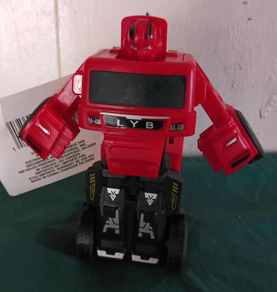 new  Turbo Wheel Transforming Truck Red  Ages 3+