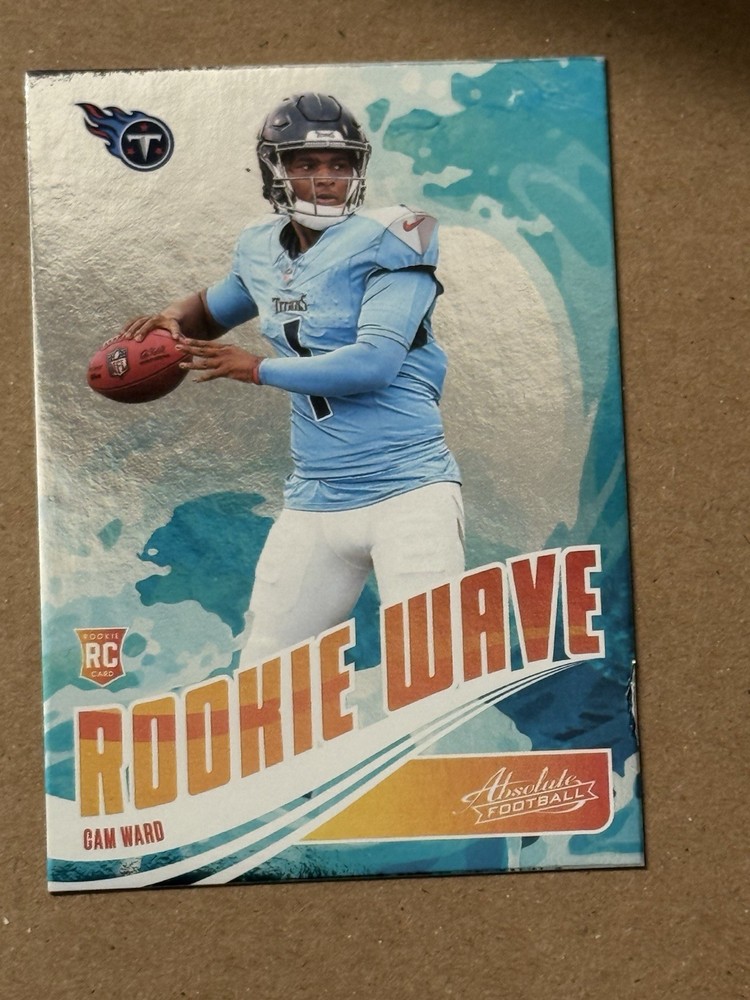 2025 Absolute Cam Ward Rookie Wave Rookie Insert Card RW-CWD RC