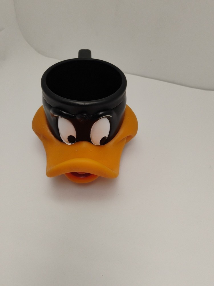 1992 Warner Bros Looney Tunes Daffy Duck Collectible Mug Cup See Photos