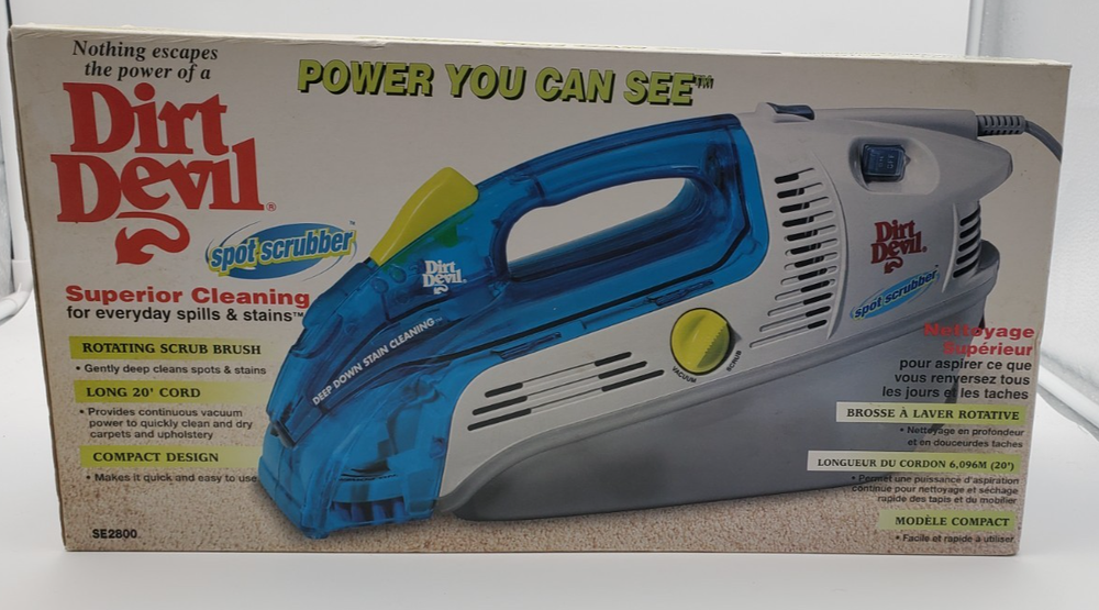 Dirt Devil SE2800 Cordless Blue Spot Scrubber Cleaner