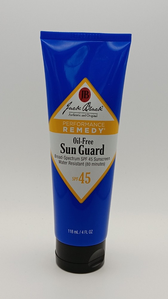 Jack Black Performance Remedy Oil-Free Sun Guard SPF 45 Sunscreen, Full Size 4oz