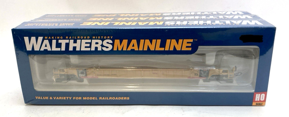 Walthers Mainline 910-55058 – HO Scale 53' NSC Well Car (3-Unit) TTX - SEALED
