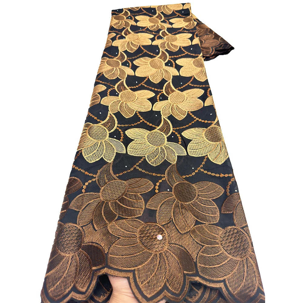 African Cotton Lace Fabric in Switzerland Nigerian Swiss Voile Lace WomenDresses