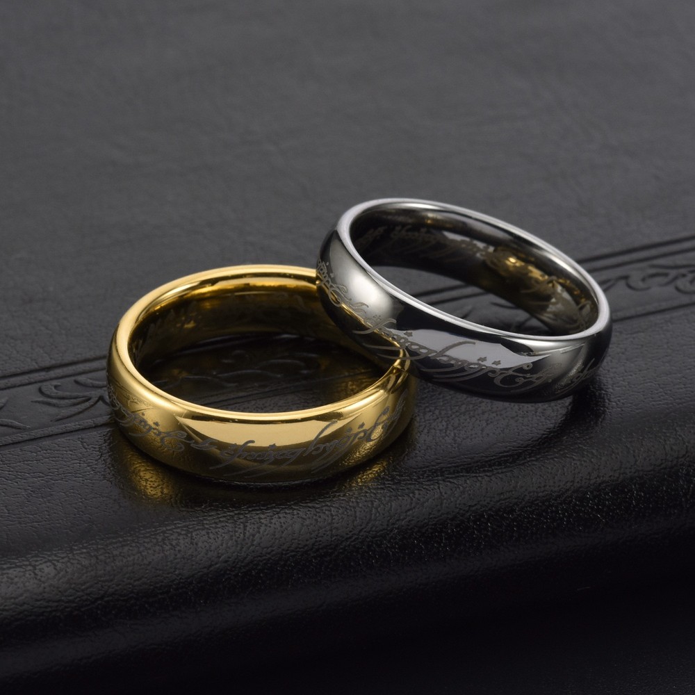 2024 NEW Lord of the Rings The One Ring Tungsten Jewelry Collection Best Gift