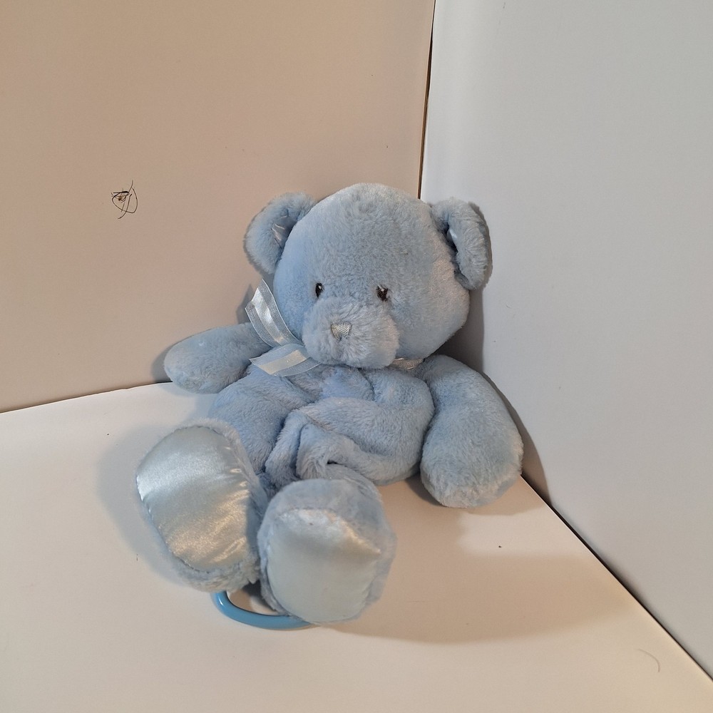 GUND Baby Pull String Musical Blue Lullaby Song Plush Lovey Stuffed Animal