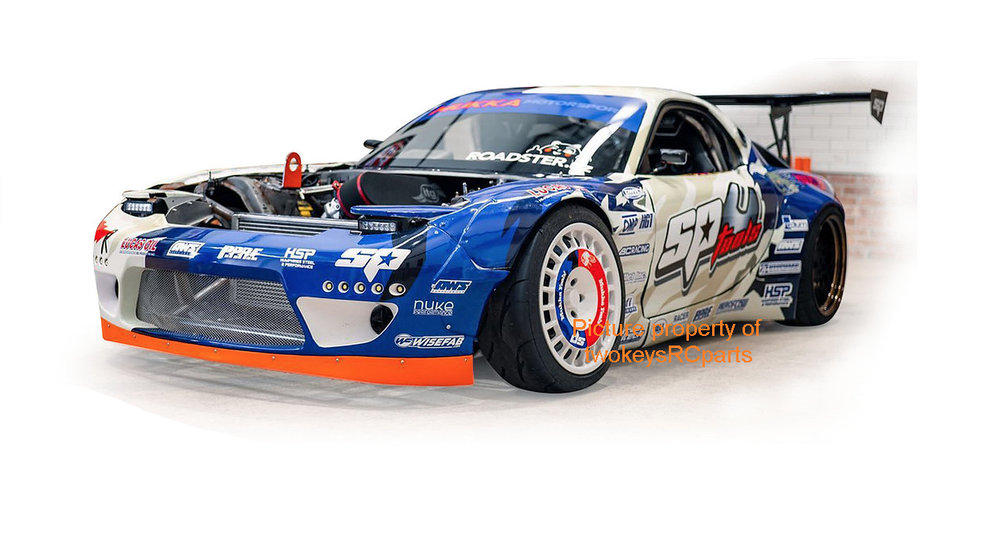 1:10 RC Clear Lexan Body Shell Kit Pandem RX7 FD3S  inc Mukka decals suit race.