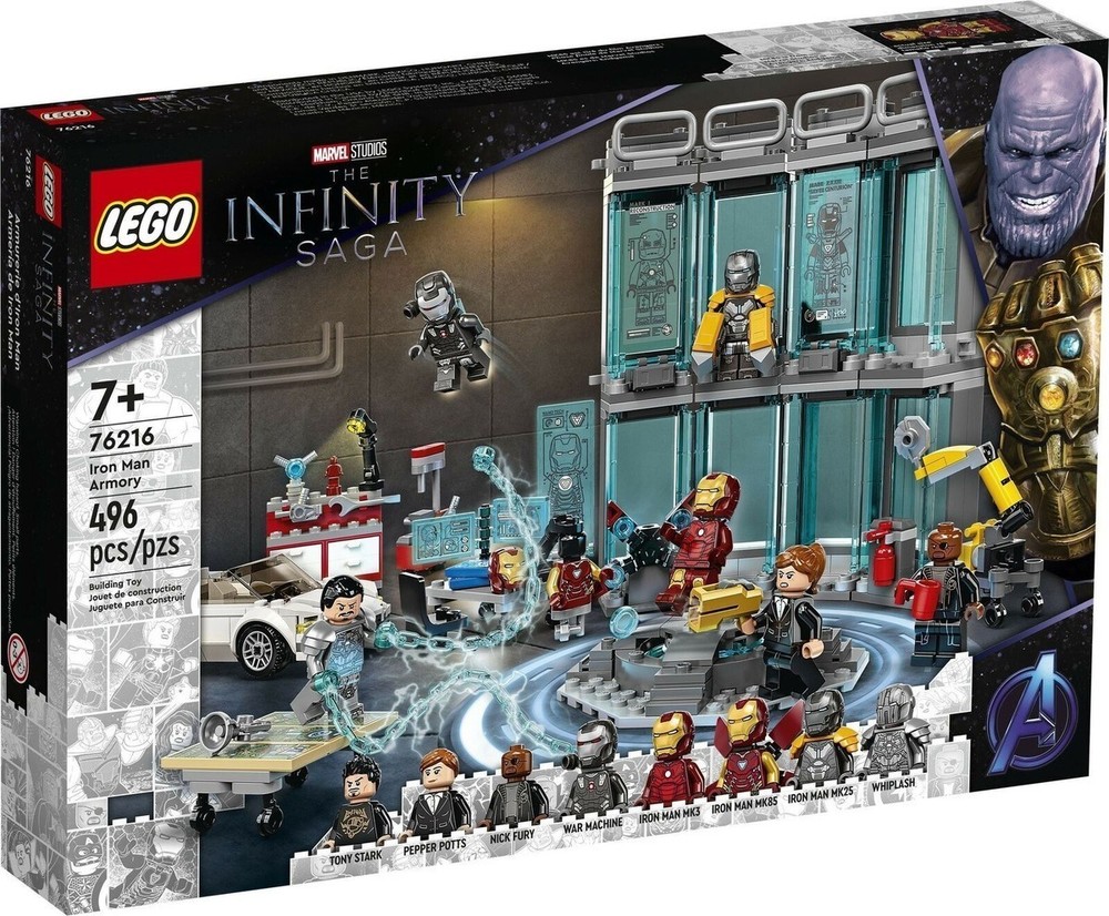 LEGO Marvel Super Heroes 76216 Iron Man Armory. Brand New! Factory Sealed!