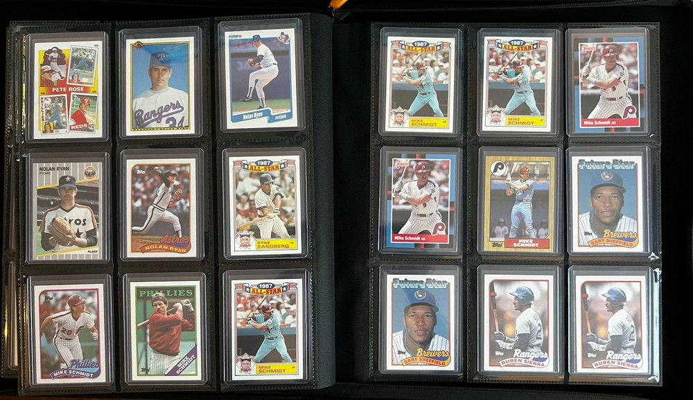 Vintage HOF Stars Binder Lot – Ryan, Ripken, Bonds, Boggs, Gwynn, & More! +AUTOs