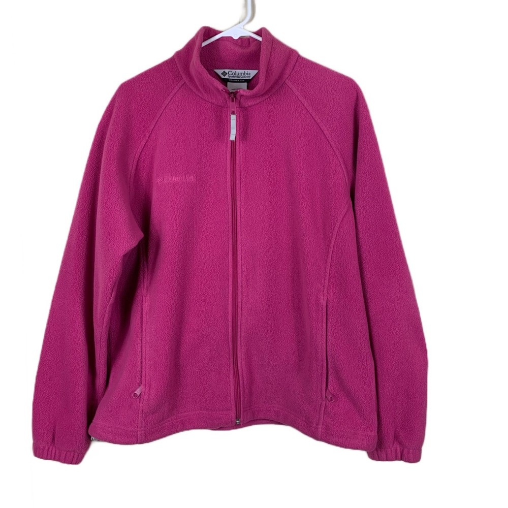 Columbia Women's XL Pink Benton Springs Fleece Jacket - Cozy & Warm