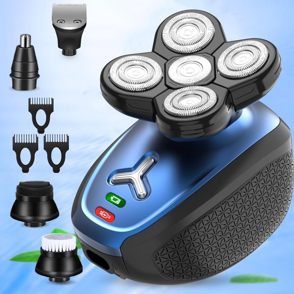 Head Shaver for Bald Men Razor 5 in 1 Electric Bald Head Shaver Mens Shavers Wet