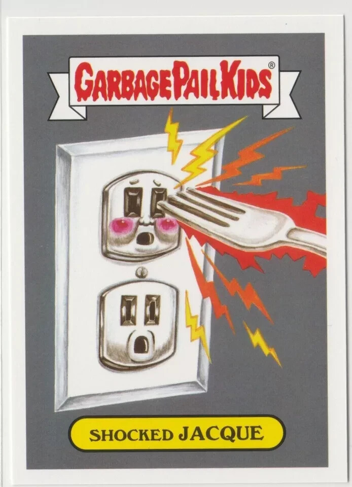 Shocked Jacque Garbage Pail Kids GPK 2017 Adam-geddon Card