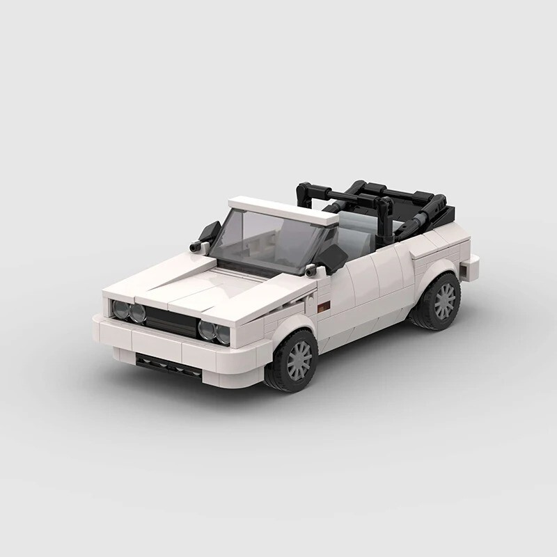 LEGO VW Golf MK1 Cabrio White Speed Champions MOC Build Kit