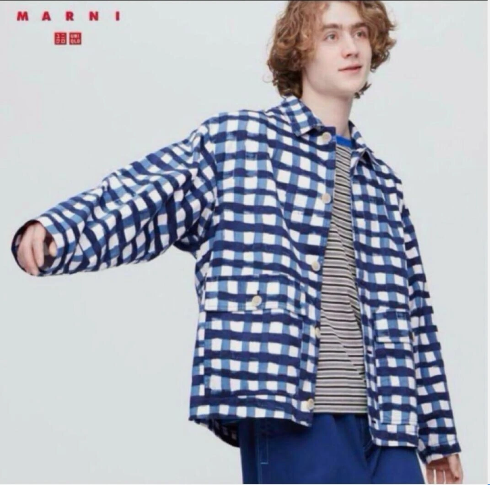 UNIQLO MARNI Oversized Utility Jacket for Men Size S or M Free Shipping from Japan