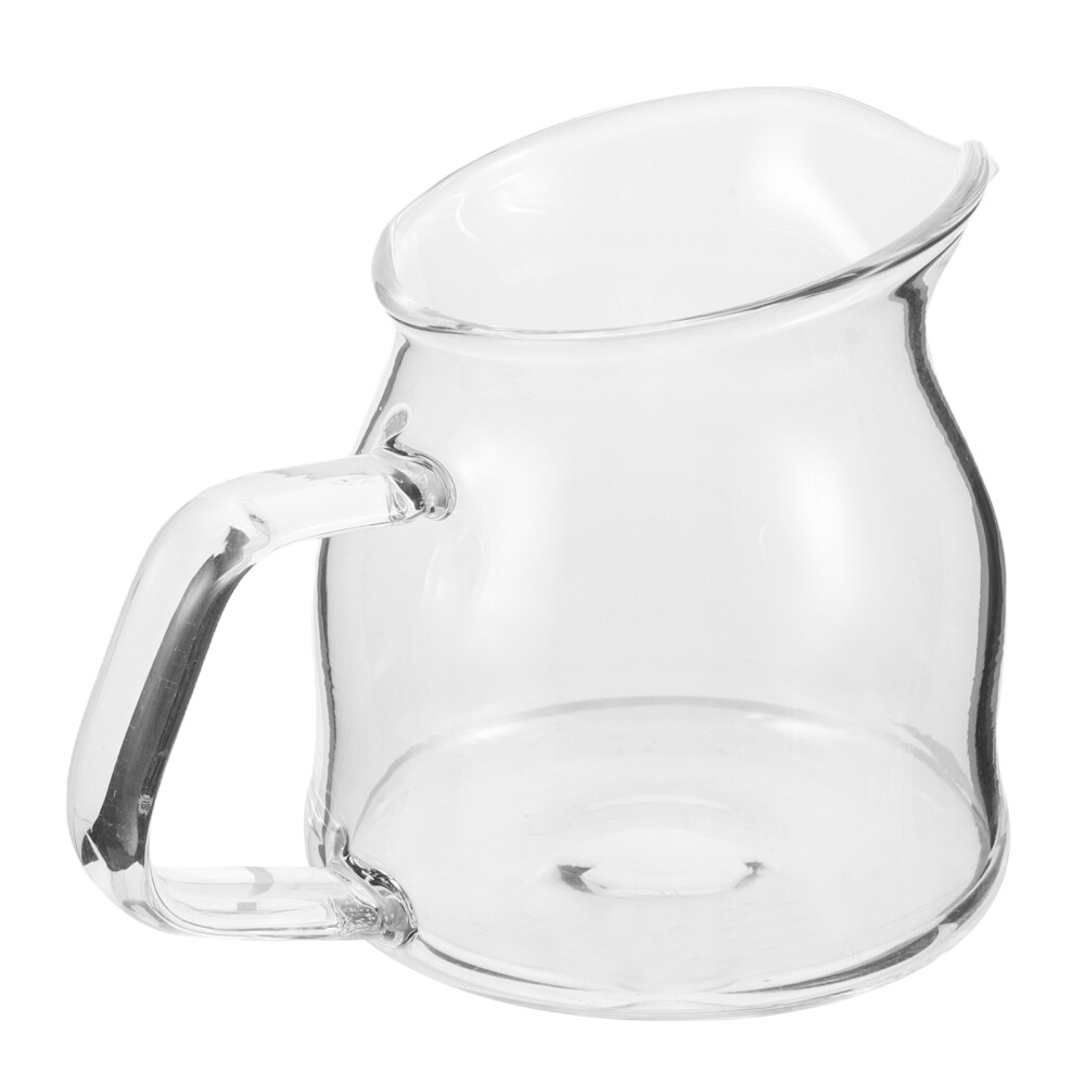 Small Glass Milk Jug - Beverage Dispenser, Butter Warmer & Espresso Pot  