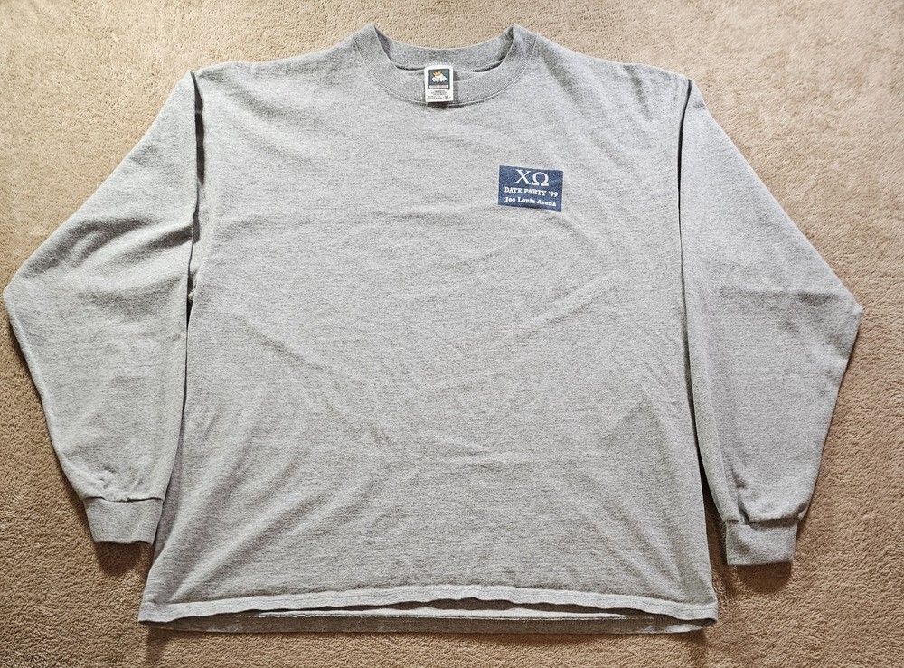 VINTAGE Michigan Vs Michigan State Hickey Long Sleeve T-shirt NCAA 90s Size XL