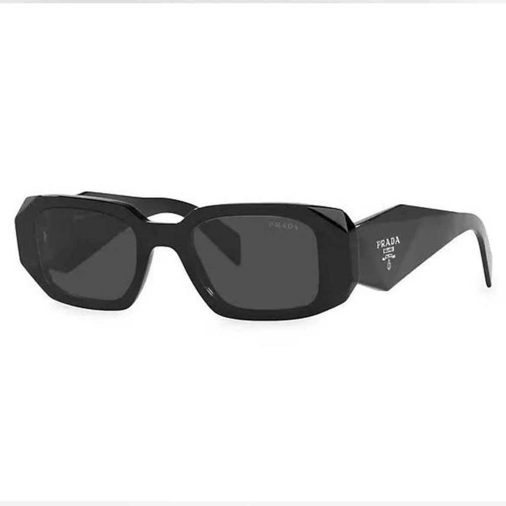 Prada PR 08YS Women's Sunglasses - Black/Dark Grey (1AB5S0)