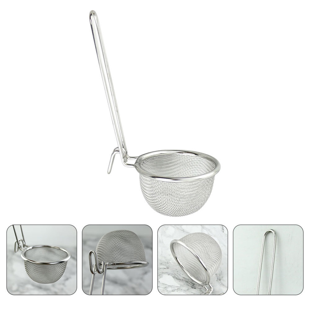 Hot Pot Strainer Spider Mesh Wire Basket for Dumplings and Fries