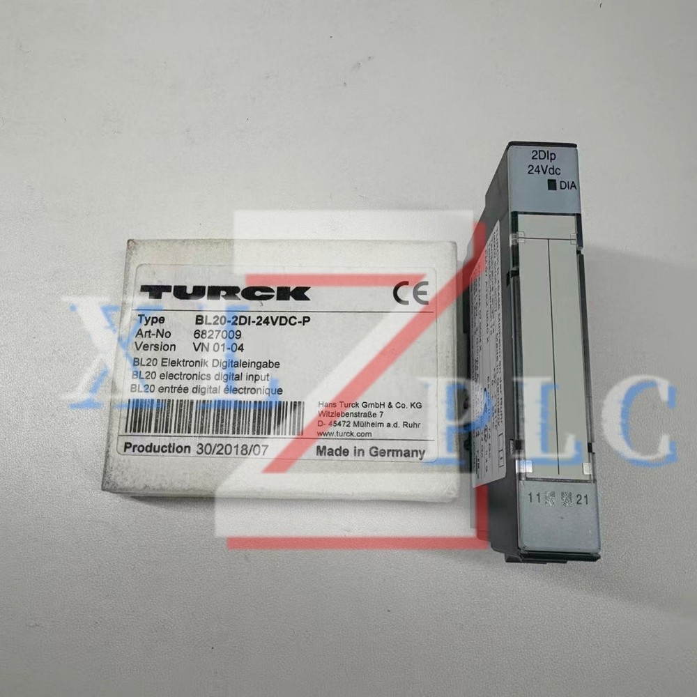 1PCS New TURCK BL20-2DI-24VDC-P 6827009 PLC module In Box*BL202DI24VDCP6827009
