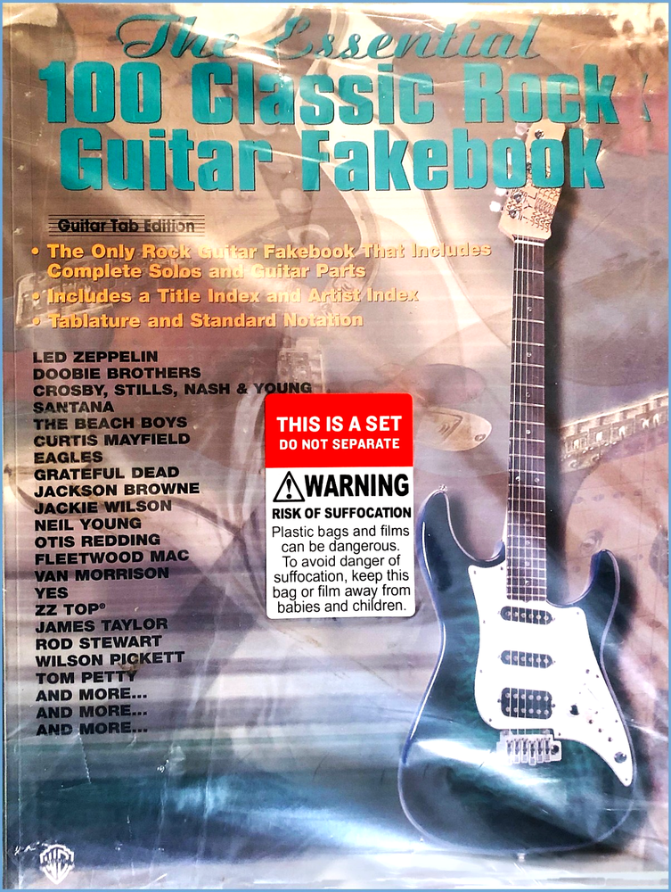 Essential 100 Classic Rock Guitar Fakebook by K.Chipkin (softcover very good)