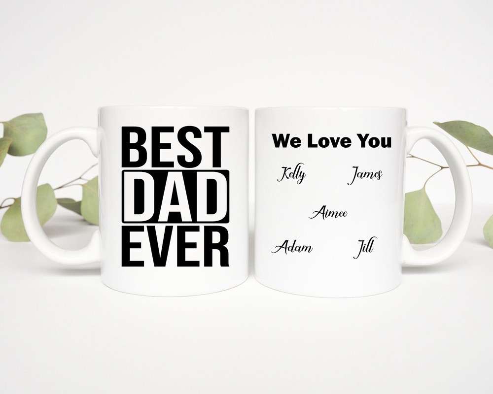 Best Dad Ever Mug Dad Coffee Mug Best Dad Coffee Mug Father's Day Gift Step Dad