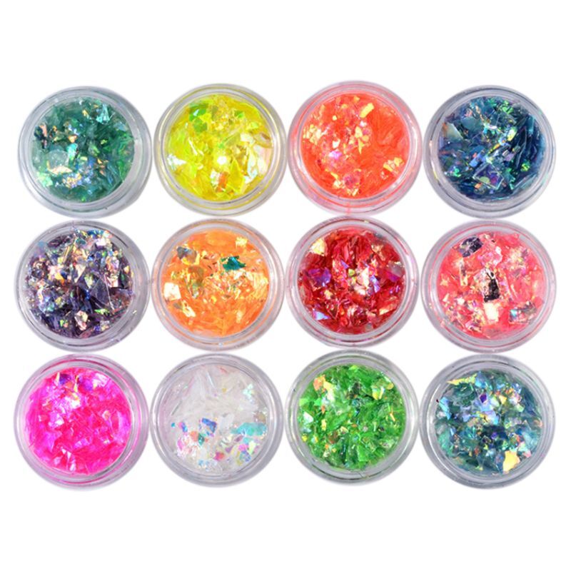 Colorful Epoxy Resin Filler for DIY Nails and Crystal Accessories