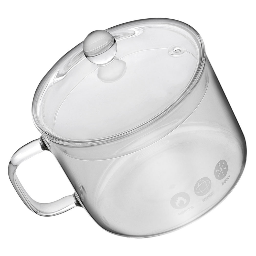 Glass Noodle Bowl with Lid for Ramen & Instant Noodles