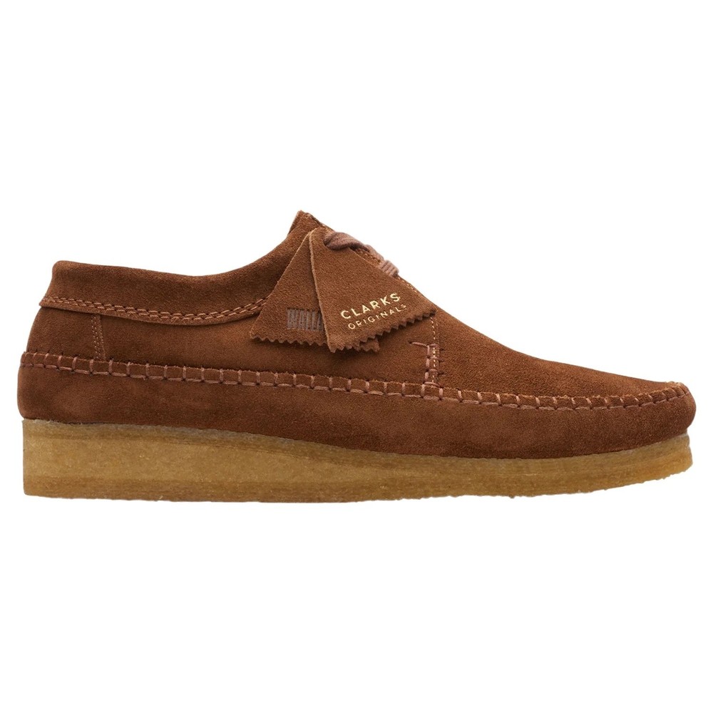 Clarks Originals Weaver Mens Brown Suede Boots Size 9.5 M Cola 65082