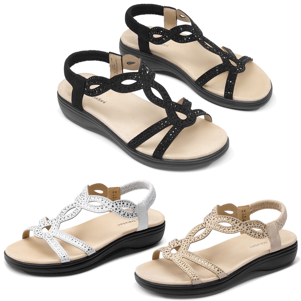 Women's Classic Flat Sandals for Summer Beach Office or Daily Wear