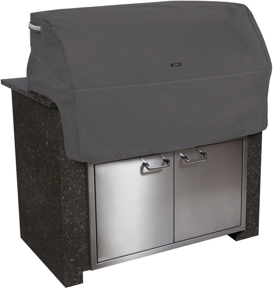 BBQ Grill Cover for Built-in Barbecue Grill Tops, Taupe