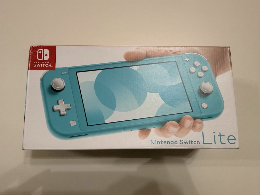 Nintendo Switch Lite Turquoise 32GB NTSC-J HDH-001 Handheld w/ AC Adapter